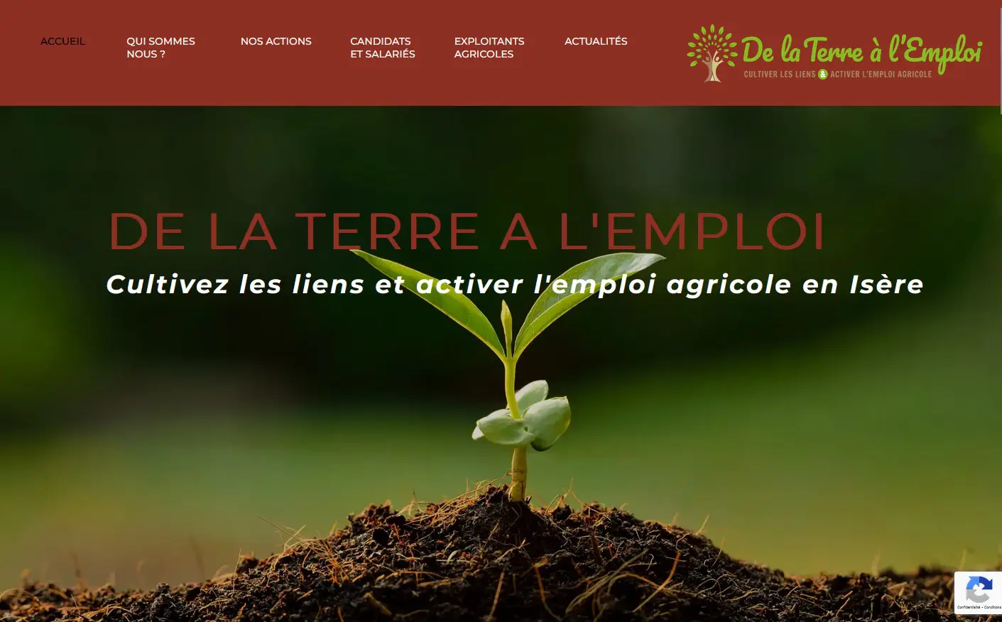 De la terre à l'emploi Isère