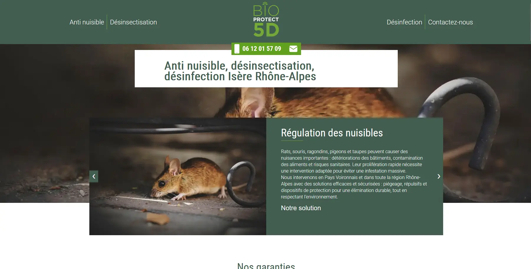 Dératisation à Voiron et en Isère